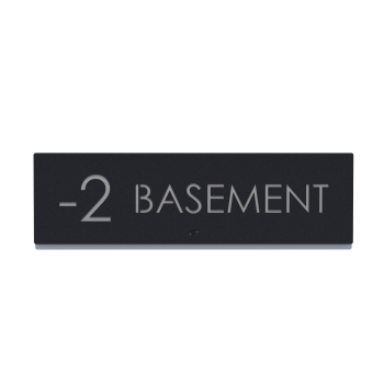 Πινακίδα -2 BASEMENT