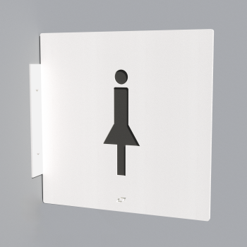 WC PROJECTING SIGN GIRL